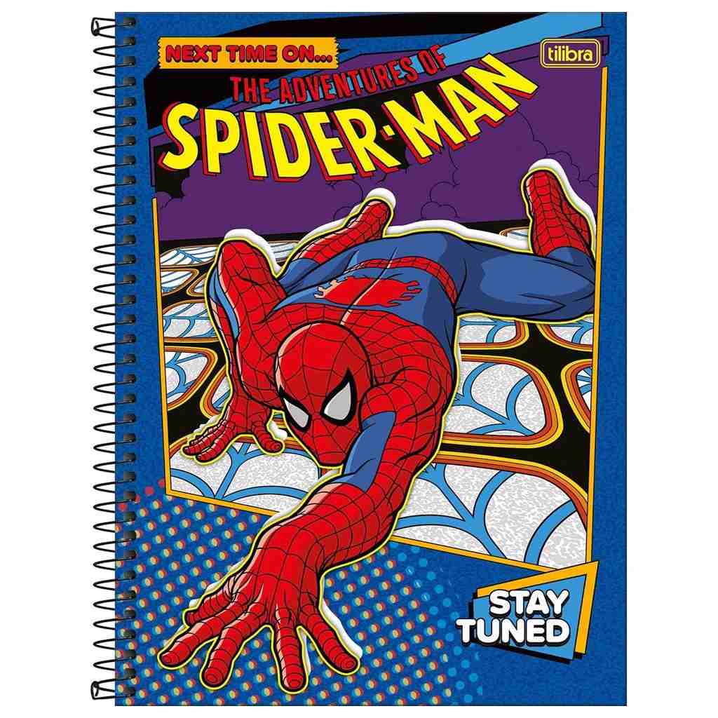 CADERNO 1X1 C.D. SPIDER MAN FIT